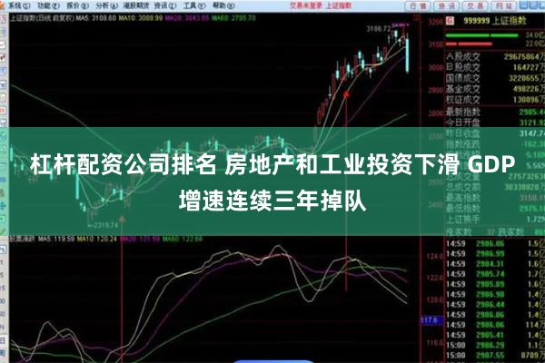 杠杆配资公司排名 房地产和工业投资下滑 GDP增速连续三年掉队